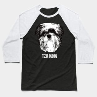 Tzu Mom Shih Tzu Design Baseball T-Shirt